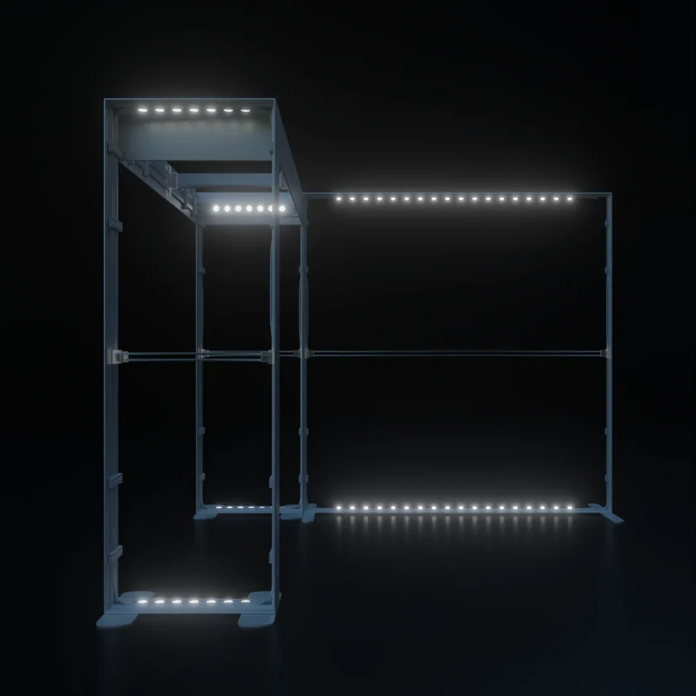 SEGO Backlit Booth 10ft x 10ft - Model 1