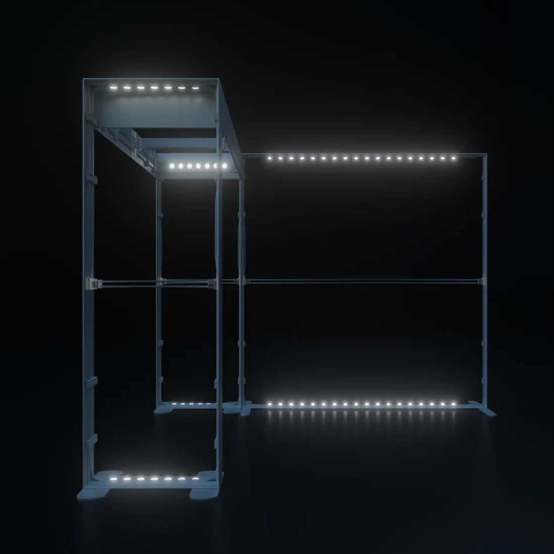 SEGO Backlit Booth 10ft x 10ft - Model 1