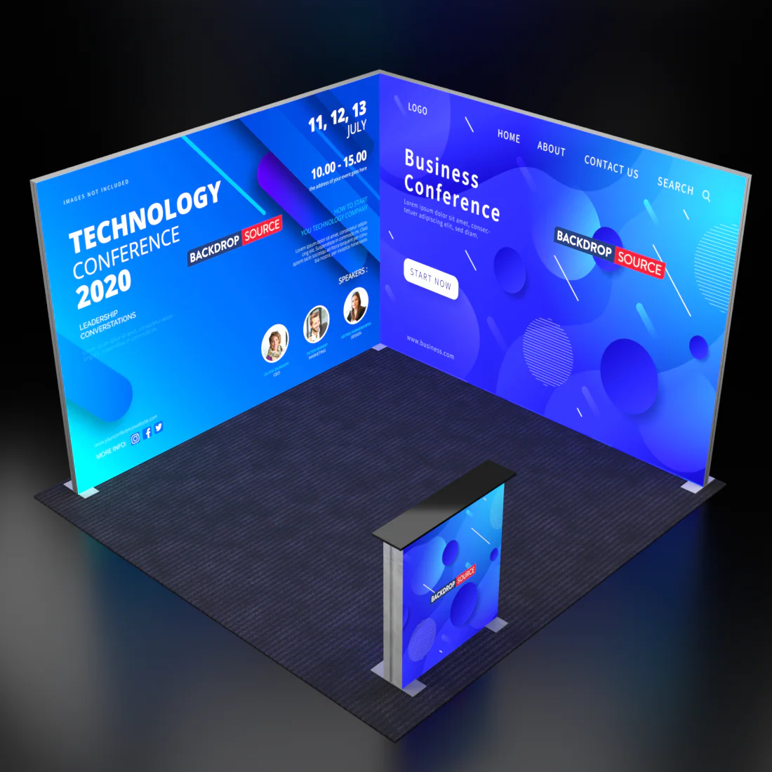 SEG Modular Lightbox Display Kit - Model 4