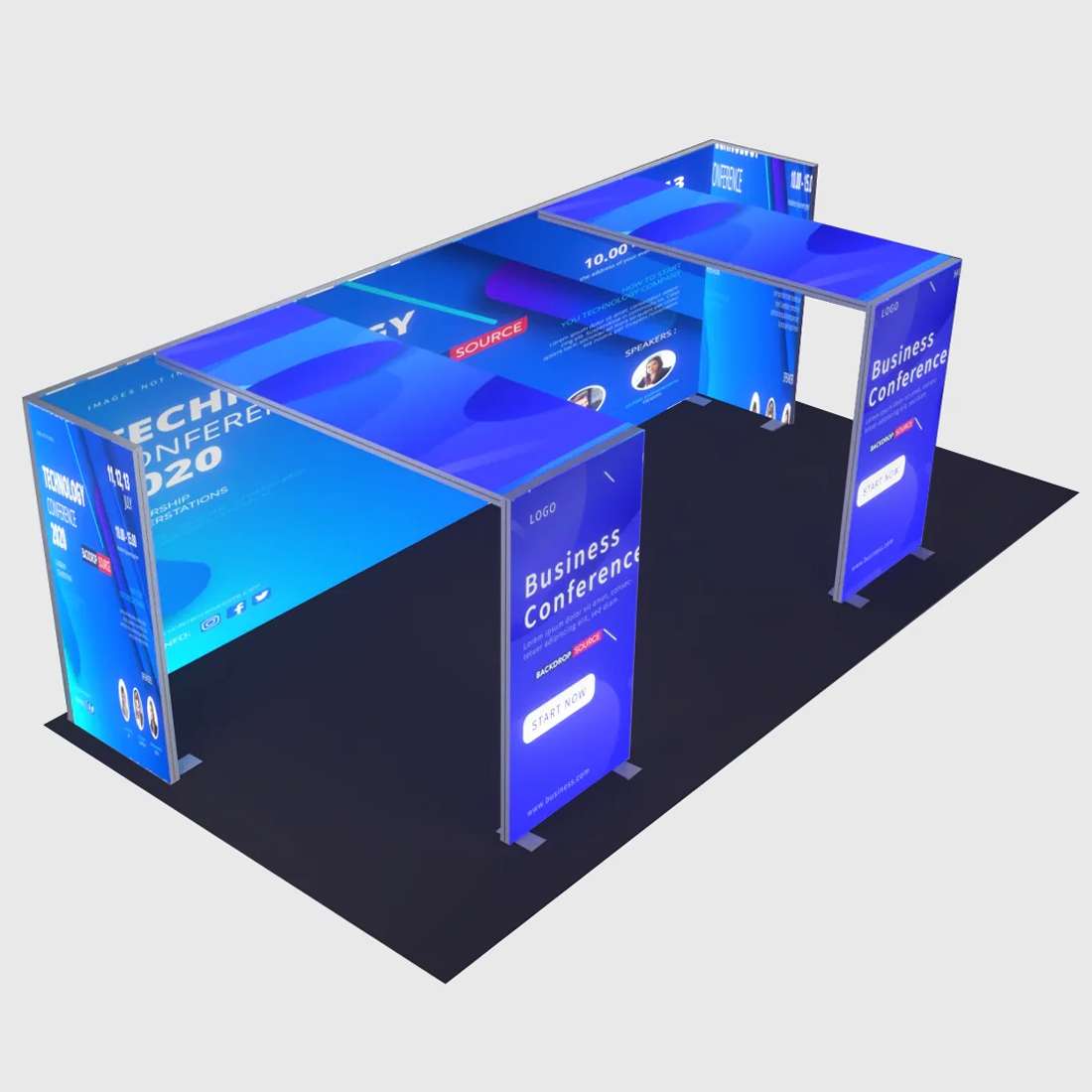 SEG Modular Lightbox Display Kit - Model 14