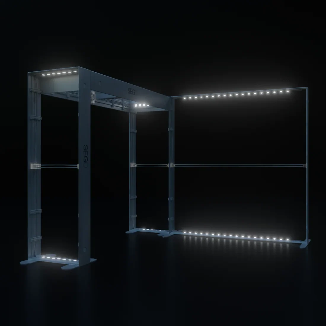 SEGO Backlit Booth 10ft x 10ft - Model 1