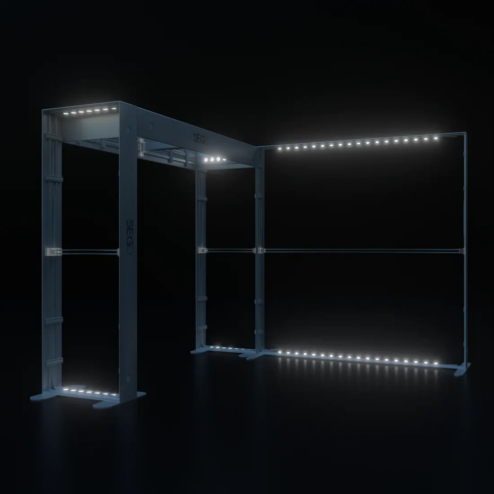 Stand retroilluminato SEGO 3m x 3m - Modello 1
