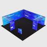 Kit Espositivo Luminoso Modulare SEG - Modello 17