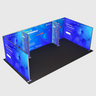 Kit espositivo luminoso modulare SEG - Modello 11