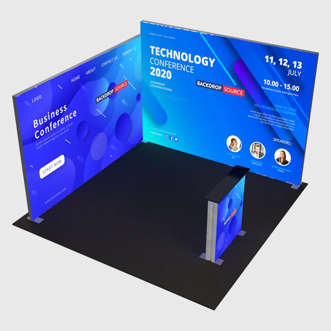 SEG Modular Lightbox Display Kit - Model 8