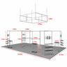Stand modulari componibili 9m x 6m - Modello 4