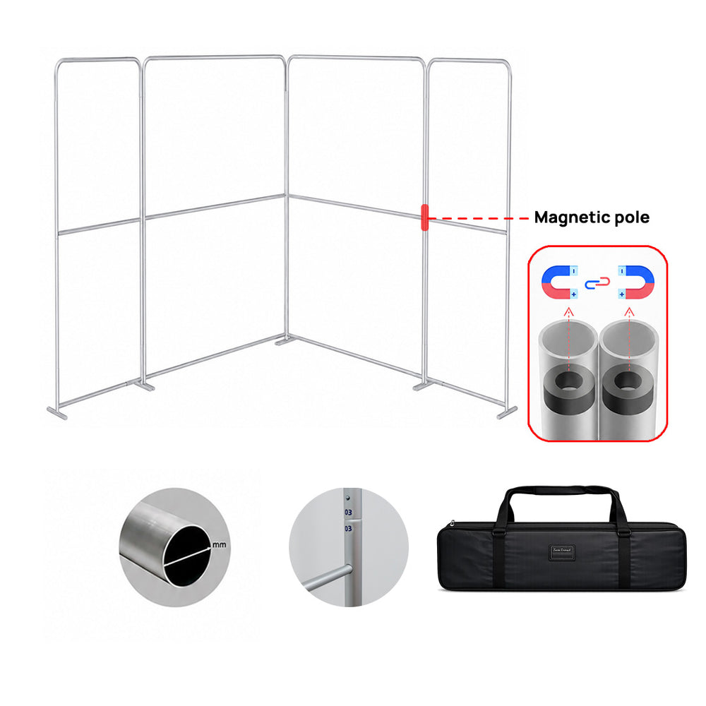 Espositore in Tessuto Magnetico - Modello 1 (3m x 3m)