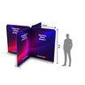 Stand Espositivo in Tessuto Magnetico - Modello 5 (2m x 2m)