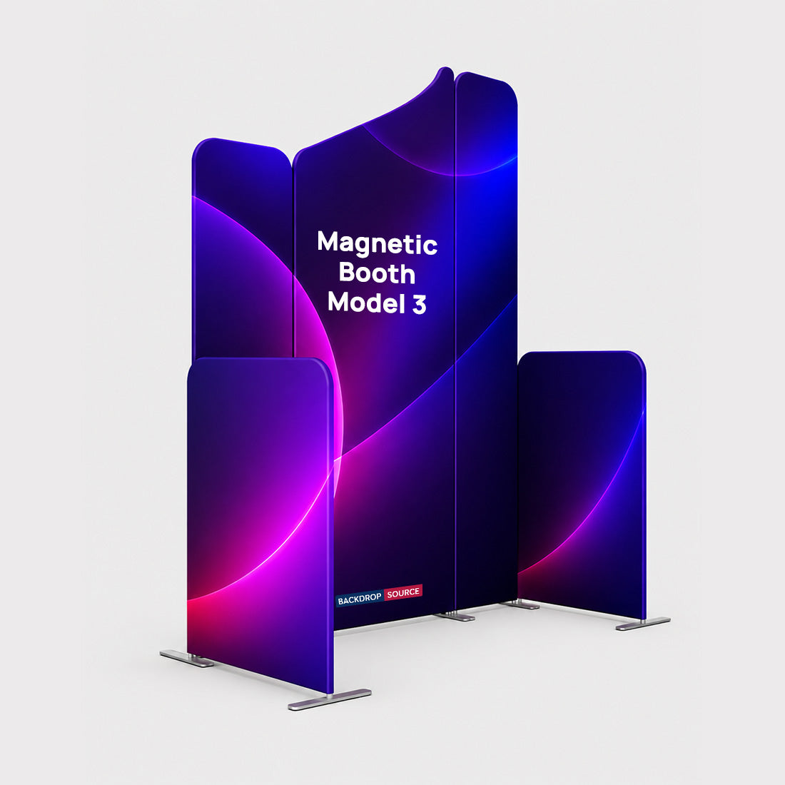 Espositore con Telaio Magnetico in Tessuto - Modello 3 (2m x 2m)