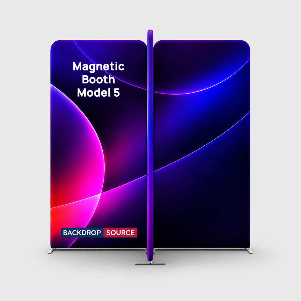 Stand Espositivo in Tessuto Magnetico - Modello 5 (2m x 2m)