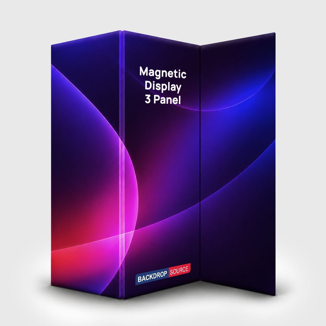 Espositore divisorio magnetico in tessuto – 3 pannelli