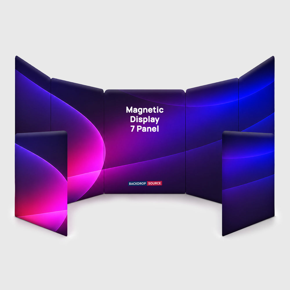 Display magnetico in tessuto divisorio – 7 pannelli