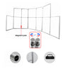 Display magnetico in tessuto divisorio – 7 pannelli