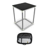 Mostrador de exhibición de tela rectangular (para exhibiciones en podios y stands)