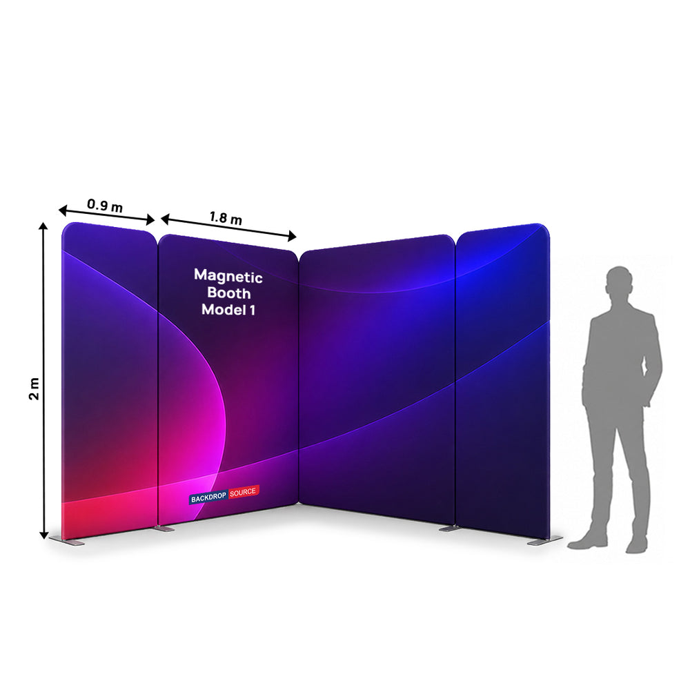 Espositore in Tessuto Magnetico - Modello 1 (3m x 3m)