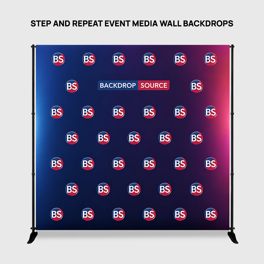 Fondali per pareti multimediali per eventi Step and Repeat