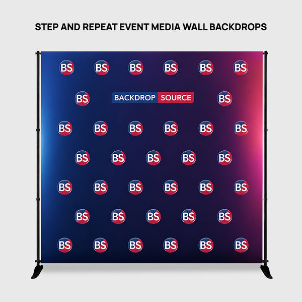 Fondali per pareti multimediali per eventi Step and Repeat