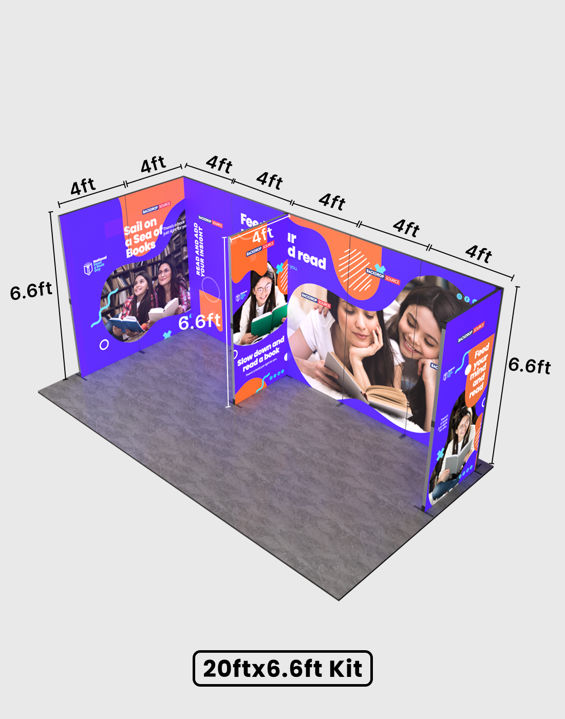 Foldable SEG Exhibition Display - Model 15