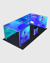 Espositore modulare SEG Lightbox da 10 piedi per fiere - Modello 1
