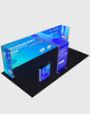 Espositore modulare SEG Lightbox da 10 piedi per fiere - Modello 1