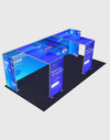 Espositore modulare SEG Lightbox da 10 piedi per fiere - Modello 1