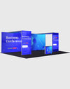Espositore modulare SEG Lightbox da 10 piedi per fiere - Modello 1