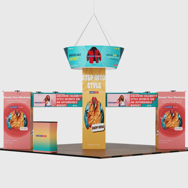 Modular Booth Kits 30ft x 20ft - Model 2