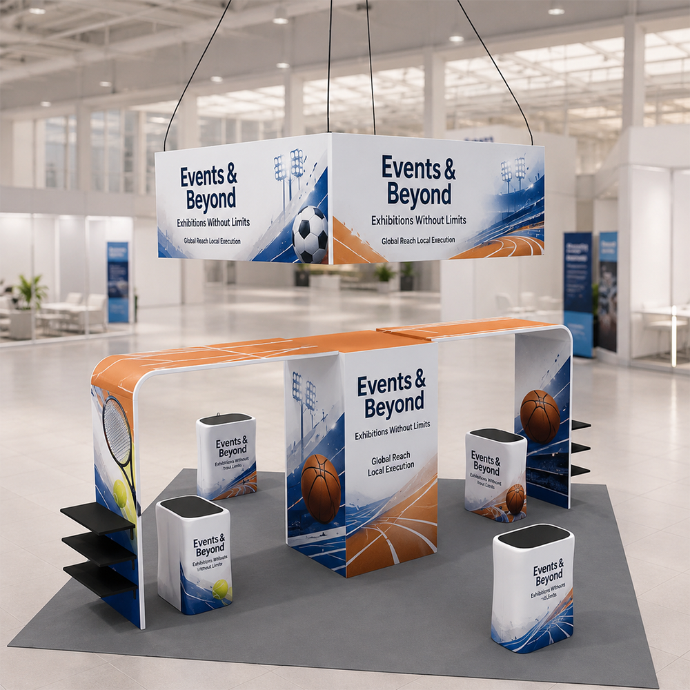 Kit Espositivi Modulari 6m x 6m - Modello 08
