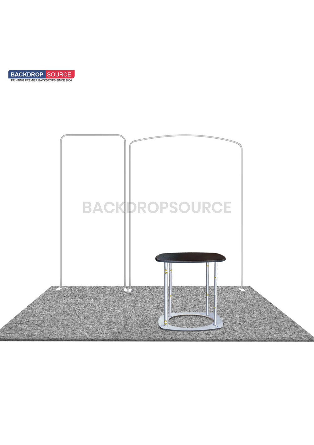 Kit espositivo modulare per stand larghi 3 m