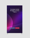 Portable Straight-Corner Fabric Exhibit Display