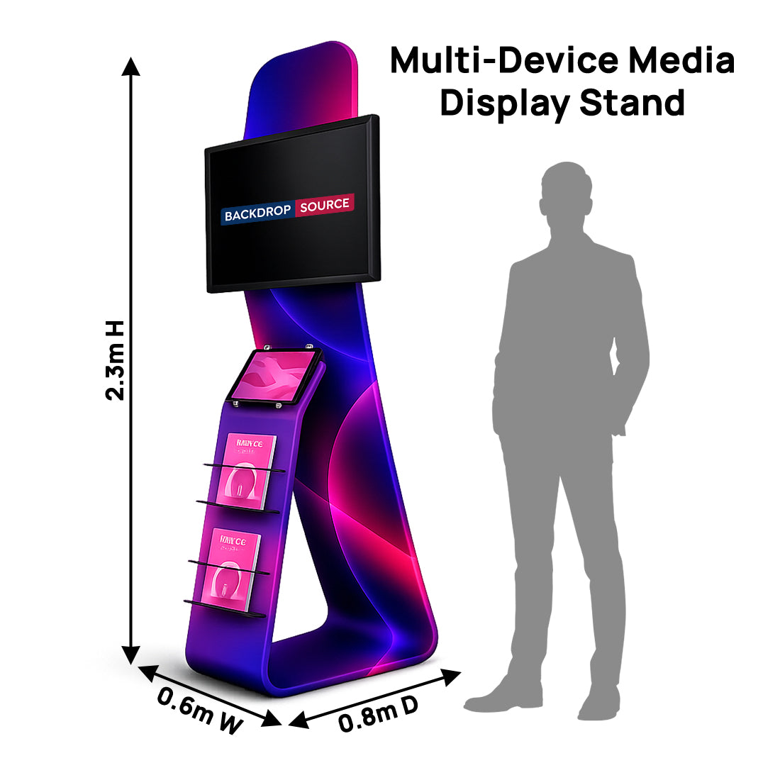 Supporto display multimediale multi-dispositivo