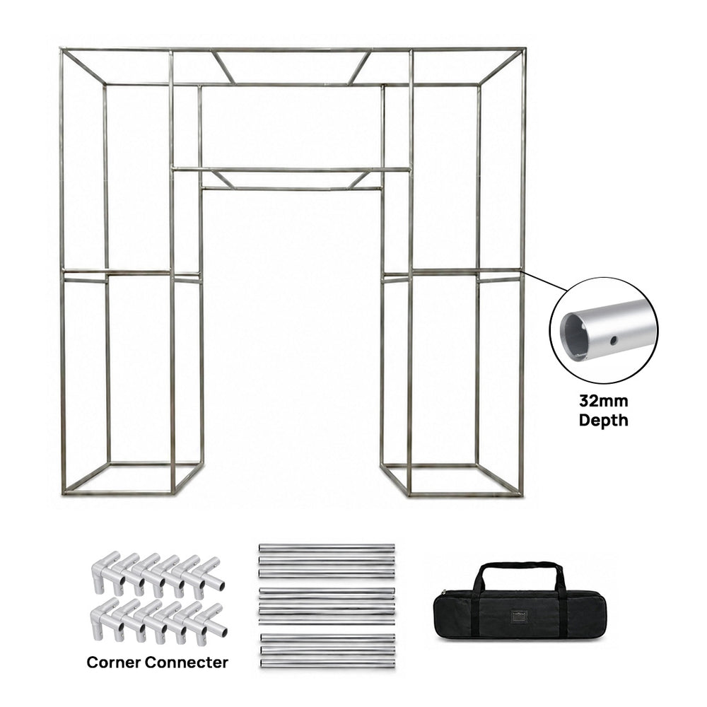 Arco para eventos con estructura en N personalizado
