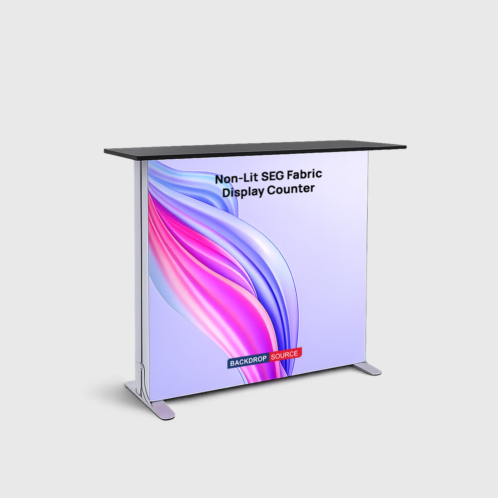 Non-Lit SEG Fabric Display Counter – 3.3ft Height