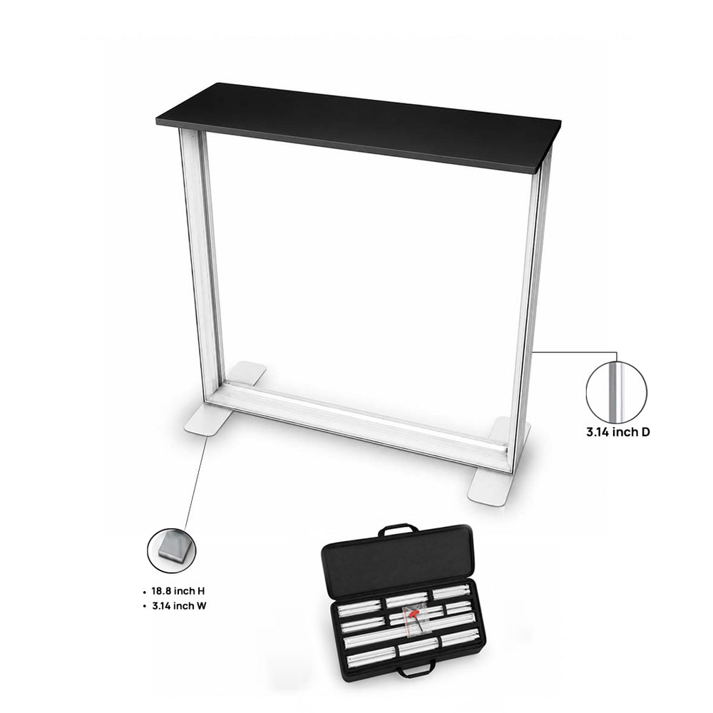 Non-Lit SEG Fabric Display Counter – 3.3ft Height