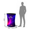 Oval Fabric Display Counter (For Podium & Booth Exhibitions)
