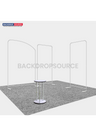 Premium TV Display Exhibition Kit for 3m Wide Booths