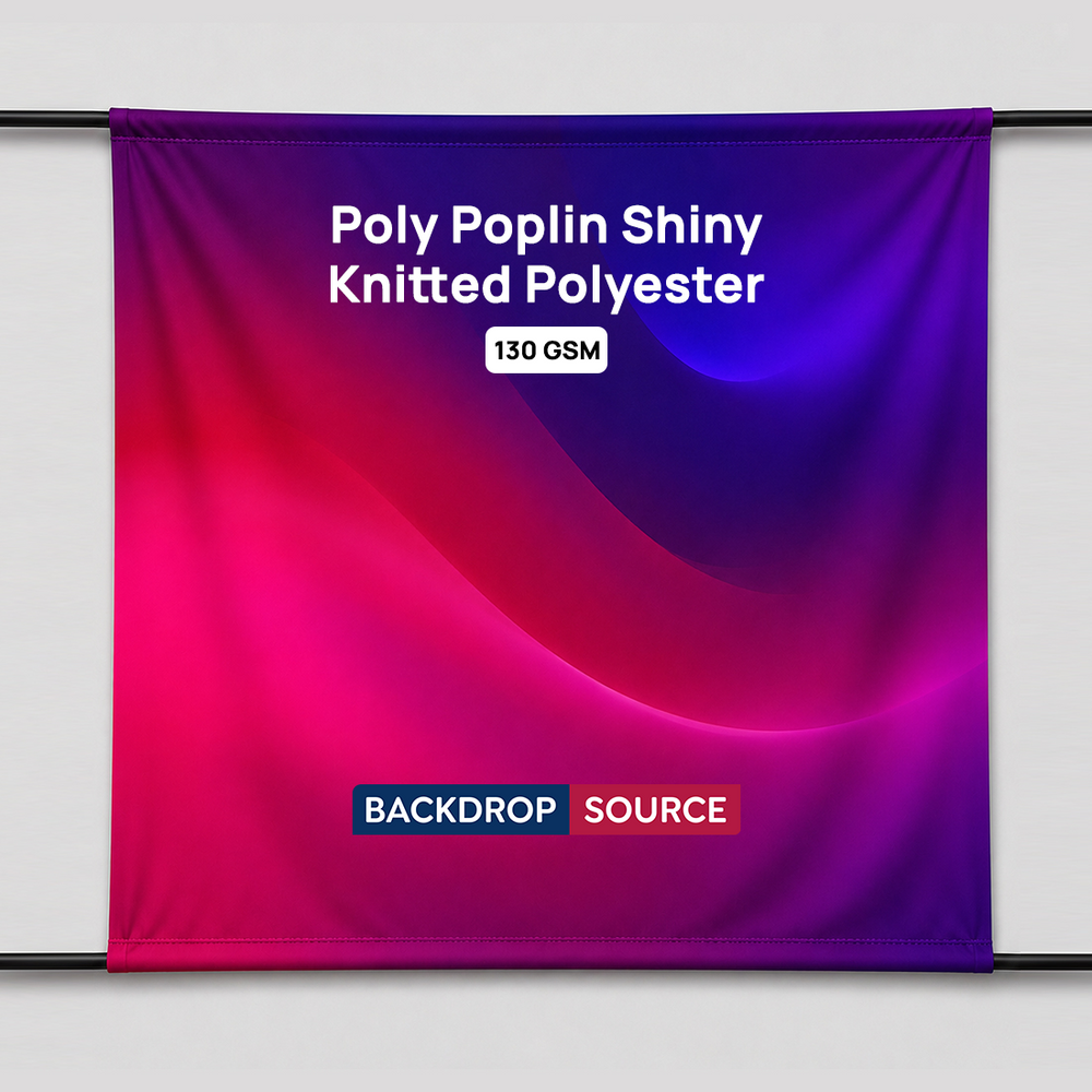 Poly Poplin Fabric Backdrop Printing
