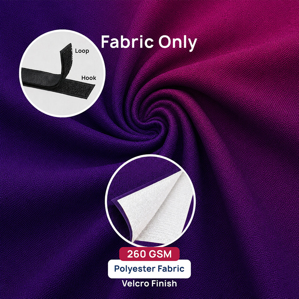 Portable Straight Fabric Pop-Up Wall
