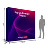Portable Straight Fabric Pop-Up Wall