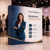 Parete multimediale in velcro dritto pop-up