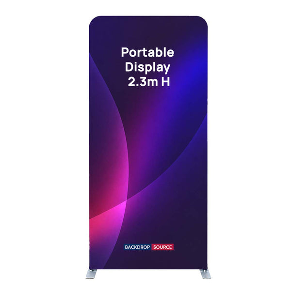 Espositore portatile in tessuto alto 2,3 m