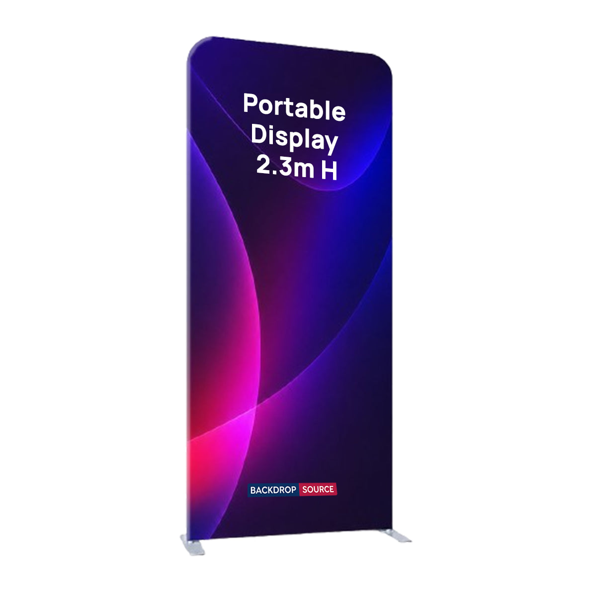 Espositore portatile in tessuto alto 2,3 m
