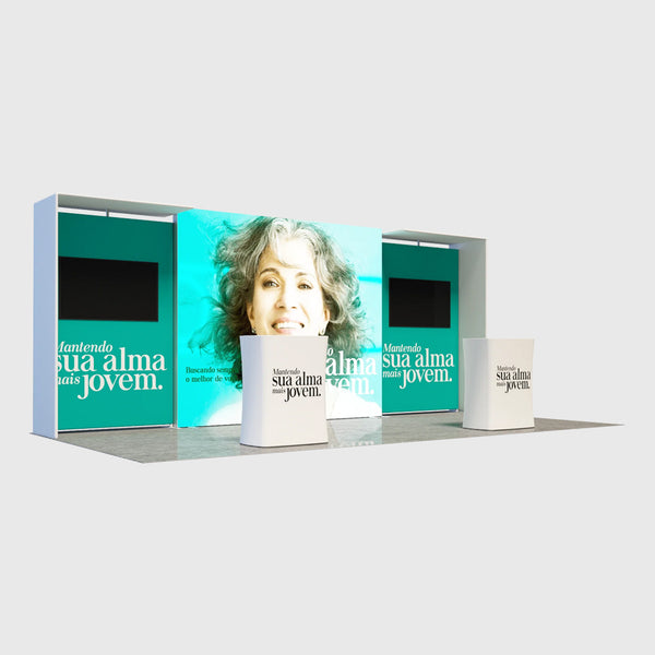 10x20 Modular Exhibition Display Kit – Model 5