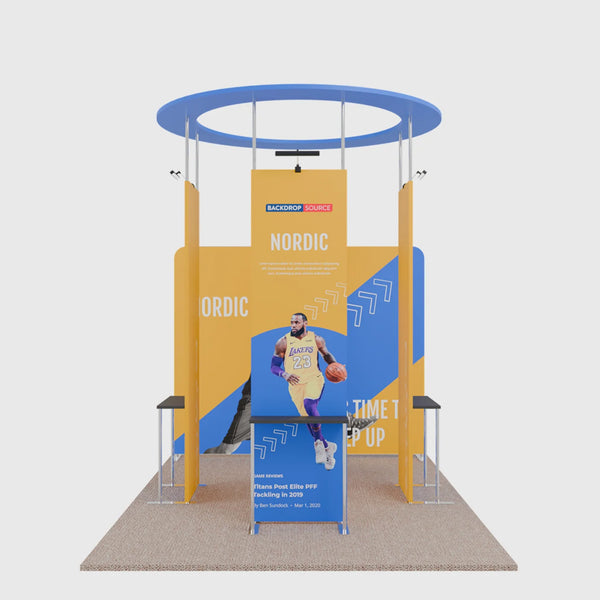Portable Exhibit Display 10ft x 10ft - Model 40