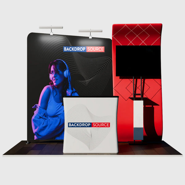 Portable Exhibit Display 10ft x 10ft - Model 12