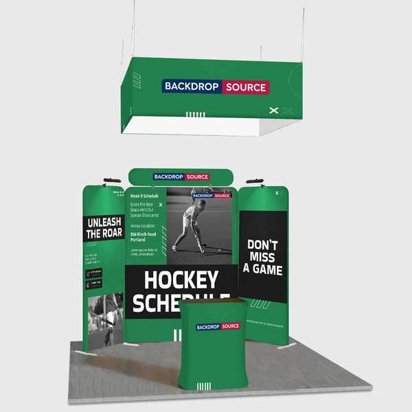 Portable Exhibit Display 10ft x 10ft - Model 32