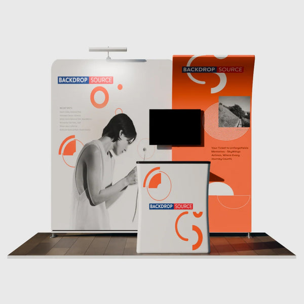 Portable Exhibit Display 10ft x 10ft - Model 14