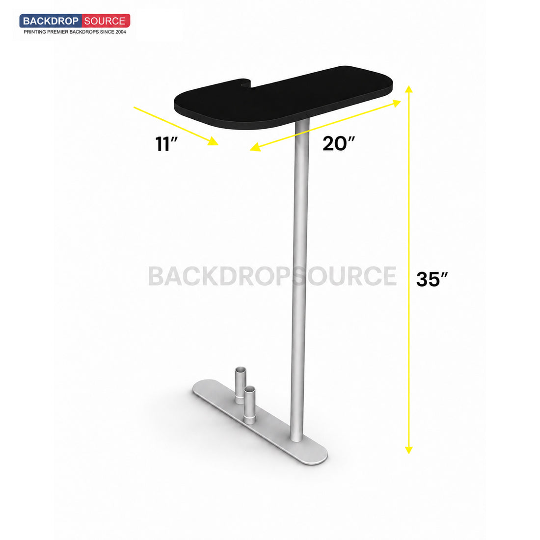 Kit de exposición modular para stands de 10 pies de ancho