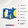Espositore Portatile 3m x 3m - Modello 17