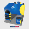 Espositore Portatile 3m x 3m - Modello 17